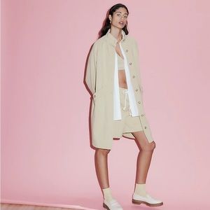 Madewell Structured Terry Longline Coat NWT